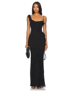 MAJORELLE Teagan Gown - Black