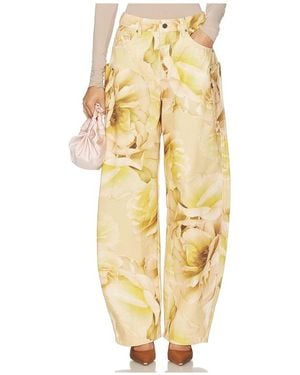 AFRM The Hr Chippy Barrel Pant - Metallic