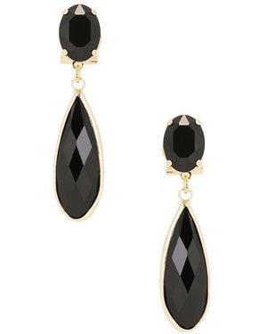 Anton Heunis BOUCLES D'OREILLES PENDANTES OMEGA en Black. - Noir