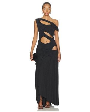 DI PETSA One Shoulder Midnight Dress - Black