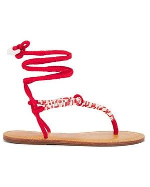SCHUTZ SHOES Claire Sandal - Red