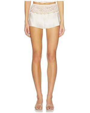 Frankie's Bikinis Rosie Silk Short - White