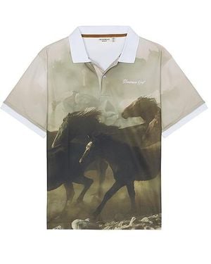 Devereux Golf Caught En The Herd Polo En Color Verde Talla En - Multicolor
