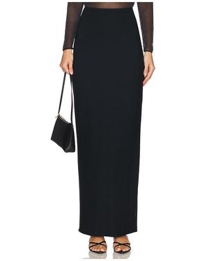 Commando Butter Luxe Maxi Column Skirt - Black