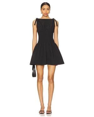 Amanda Uprichard Riviera Mini Dress - Black