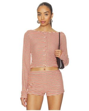 Stone Cold Fox X Revolve Isabel Terry Cardigan En Color Naranja Talla (También En Xxs, Xs, S, M, Xl) - Rosa