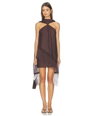 Amanda Uprichard Ava Dress - Brown