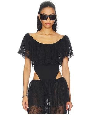 Ronny Kobo Body Rosette En Color Negro Talla (También En Xs, S, M)