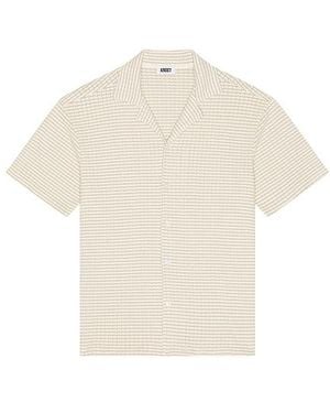 KROST Bowlinghemd Checkered - Weiß