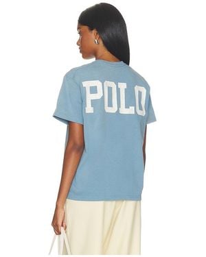 Polo Ralph Lauren Jersey Knit Short Sleeve Crew Neck T Shirt - Blue
