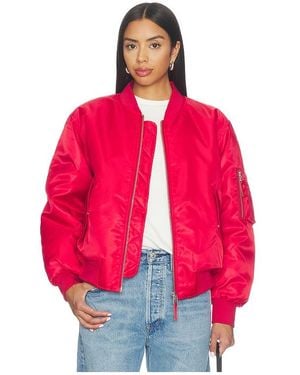 Anine Bing Leon Bomber - Red