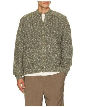 Far Afield Albers Ribbed Cardigan - Green
