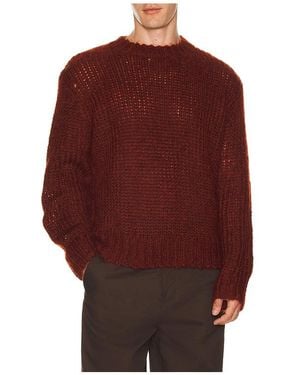 AllSaints Myles Crew Neck Jumper - Red