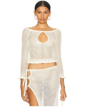 LOBA Alexius Sequin Top - Natural