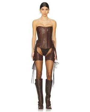 KNWLS Veil Corset Top - Multicolour