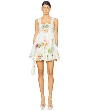 La Fuori Blossom Belle Baby Doll Dress - Multicolour