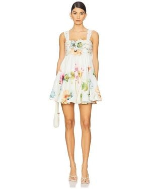 La Fuori Blossom Belle Baby Doll Dress - Multicolor