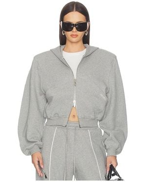 The Attico Fleece Sweatshirt - Gray
