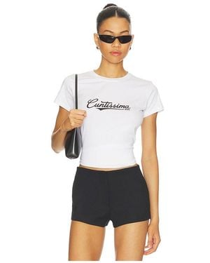 Gcds Cuntissima Slim T-Shirt - White
