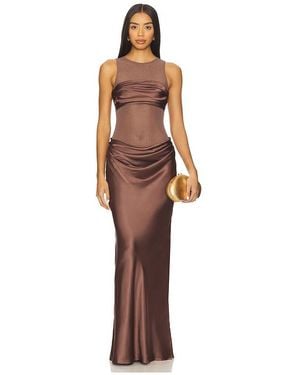 Nbd Fiza Maxi Dress - Brown
