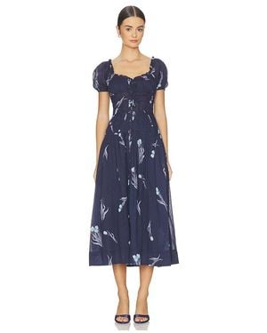 Free People Complete Me Midi Dress - Blue