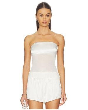 superdown Ryliana Strapless Top - White
