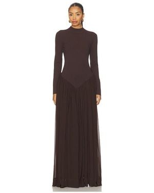 Ronny Kobo Speck Knit Dress - Purple