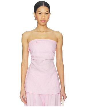 Faithfull the Brand Boe Tunic Top - Pink