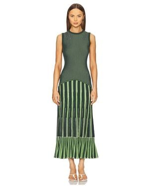 Jonathan Simkhai Zhane Sleeveless Maxi Dress - Green