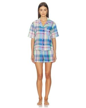 Polo Ralph Lauren Intimates Polo Ralph Lauren Polo Sleep Short Sleeve Pajama Set - Blue