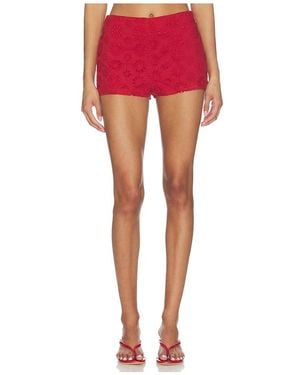 BY.DYLN X Revolve Aisling Micro Short - Red