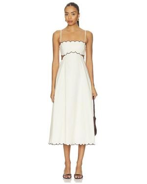 Tularosa Samara Midi Dress - White