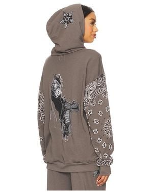 Lauren Moshi Hoodie Horse - Braun