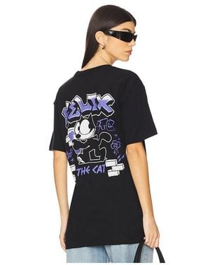 SIXTHREESEVEN Felix The Cat Graffiti Pop Tee - Black