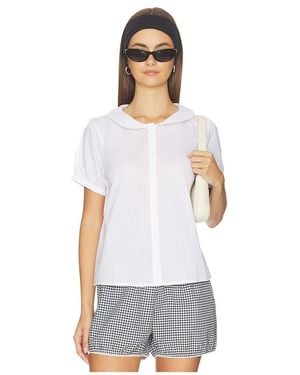 RAT BOI Puff Sleeve Button Down - White