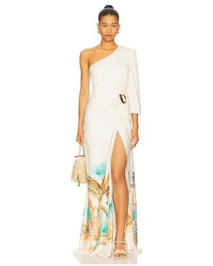 PATBO Bananeira Tropical One Shoulder Maxi Dress - Natural