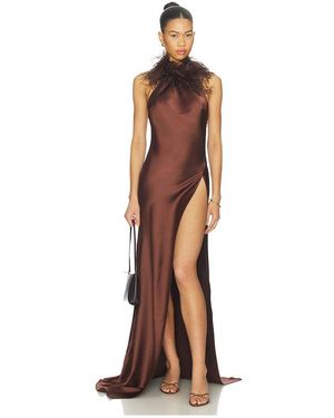 Ilkyaz Ozel Jazzy Dress - Brown