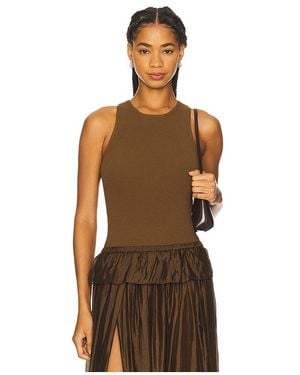 THE GARMENT Madison Tank Top - Brown