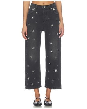 Free People Body Bordado Deep Trance Shine En Color Negro Talla (También En 31)