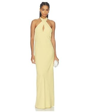 Amanda Uprichard Samara Maxi Dress - Metallic