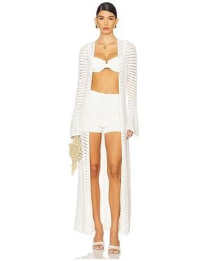 Devon Windsor Elliott ローブ - ホワイト