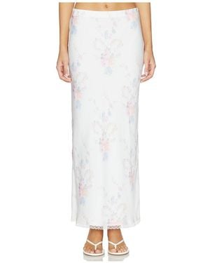 LoveShackFancy Kalo Skirt - White