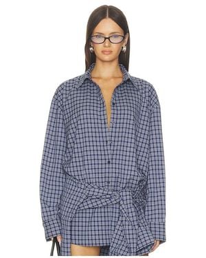 Nakedvice Hemd The Pax Check - Blau