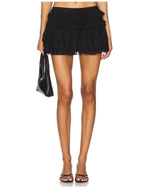 MAJORELLE Ashlen Mini Skirt - Black