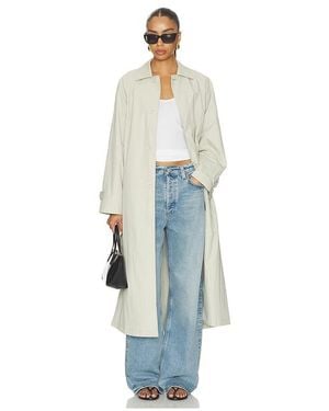 Still Here Trench Coat - White