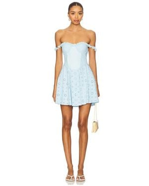 MAJORELLE Cassia Mini Dress - Blue