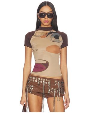 Lado Bokuchava Manga T-Shirt - Brown