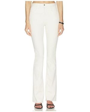 L'Agence Pantalones Rectos De Talle Alto Ruth En Color Blanco Talla (También En 26, 27, 28, 29)
