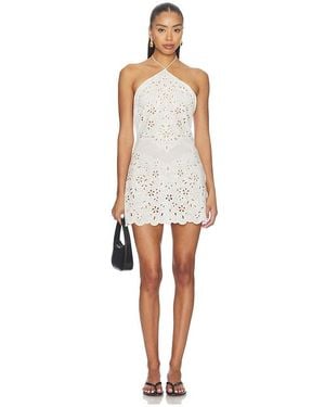 L'academie 'Academie Noire Mini Dress - White