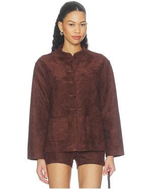 Amanda Uprichard Brooklyn Jacket - Red